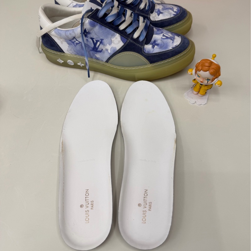 Louis Vuitton LV Ollie 藍色水墨板鞋 8碼 98🆕-7