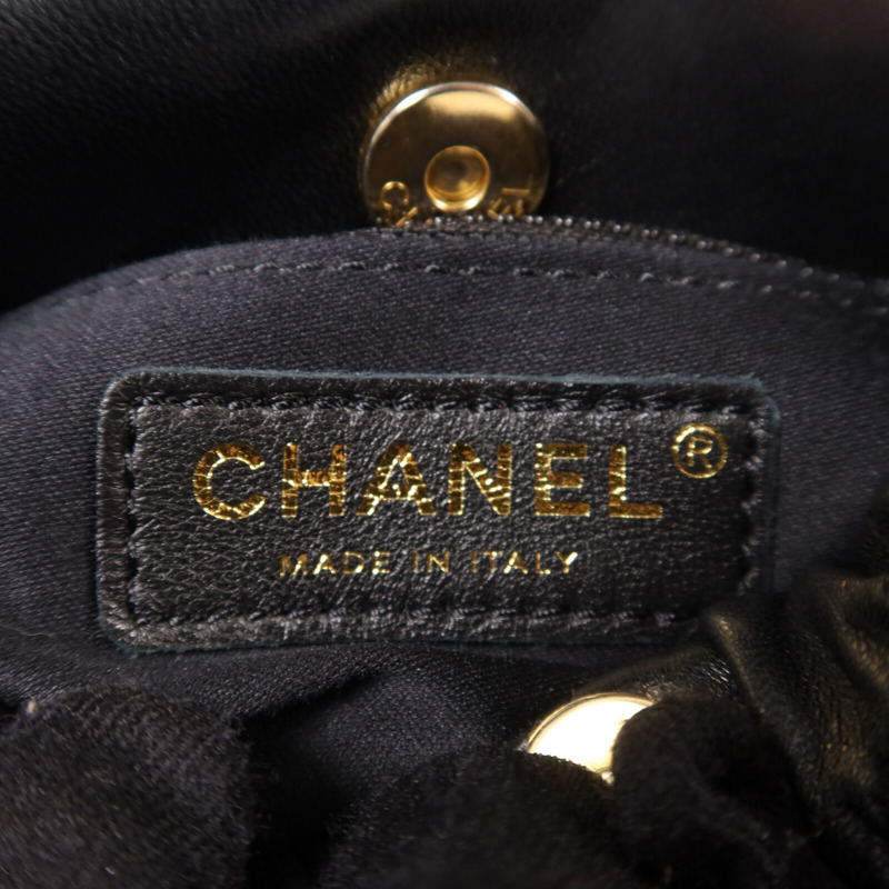 CHANEL 羊皮皮革Mini Resin Charms Bag鏈帶手挽肩背兩用袋-5