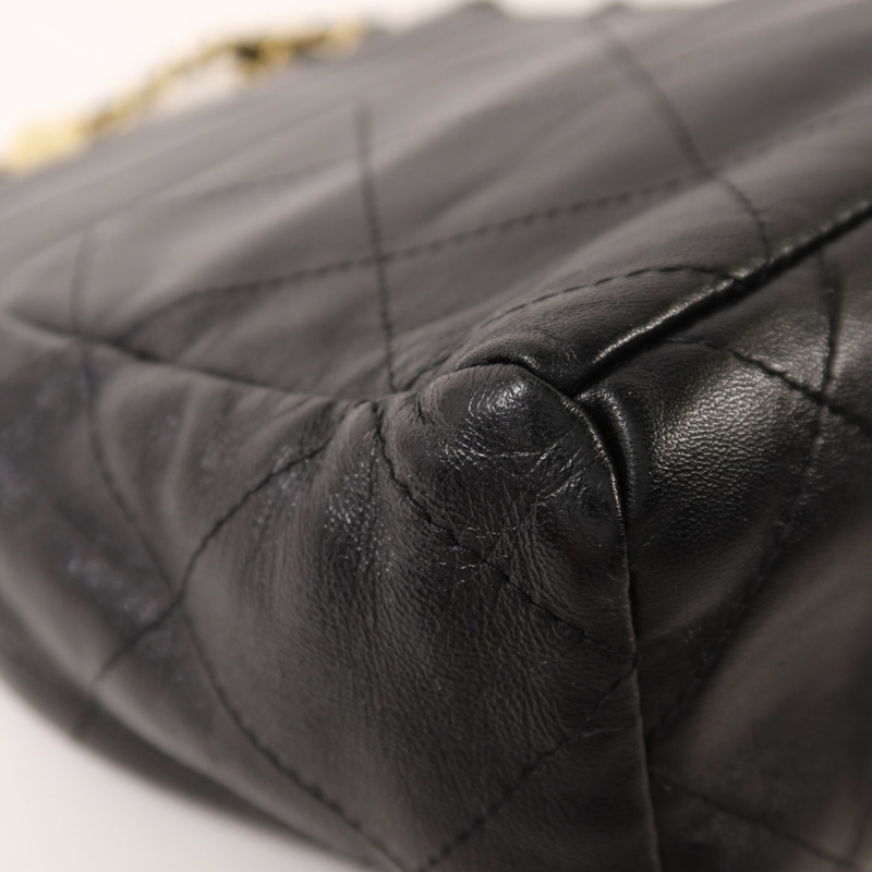 CHANEL 羊皮皮革Mini Resin Charms Bag鏈帶手挽肩背兩用袋-13