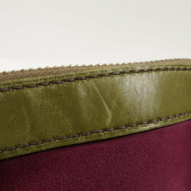 PRADA 麂皮皮革Shoulder Bag肩背袋-14