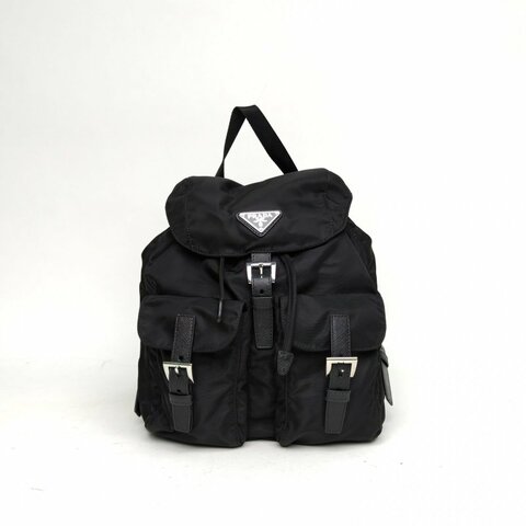 PRADA Re-Nylon雙肩包小號黑色尼龍肩背包