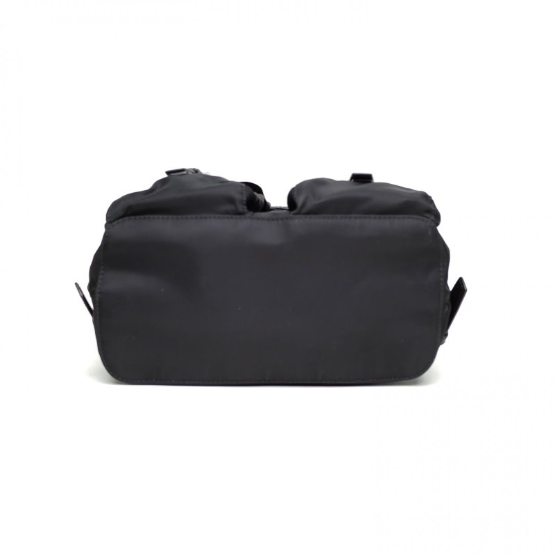 PRADA Re-Nylon雙肩包小號黑色尼龍肩背包-4