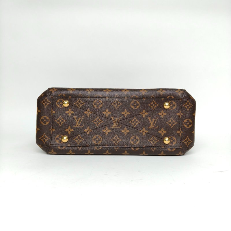 LOUIS VUITTON Montaigne蒙田中號老花PVC金扣2015肩背包-4