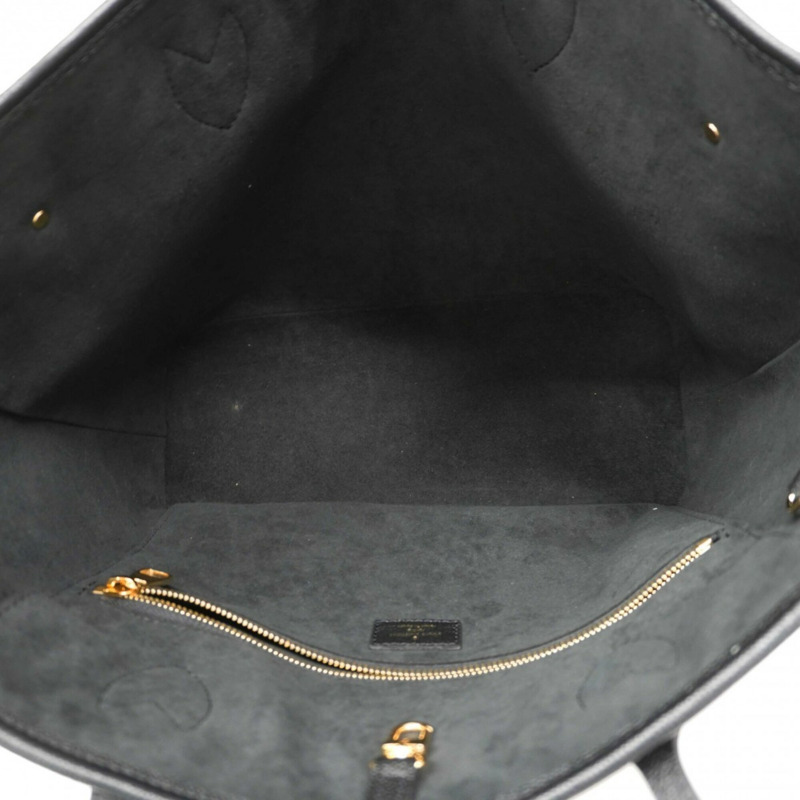 路易威登 Monogram Empreinte 雙色 Neverfull MM 手提包 M58907 黑色/米色 女士-3