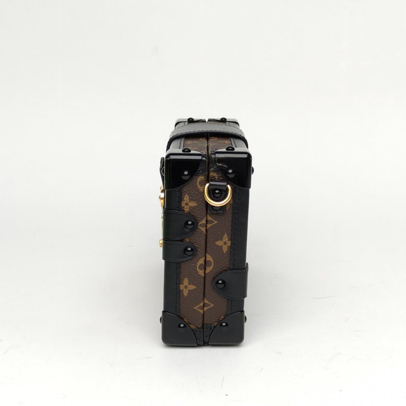 LOUIS VUITTON PETITEMALLE月光寶盒老花PVC金扣2016肩背包-1