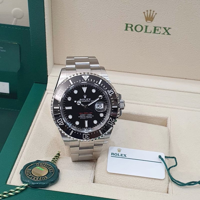【大眾名錶】ROLEX 勞力士126600 Sea-Dweller 2022/08全配 單紅海使 大眾名錶B1275-1