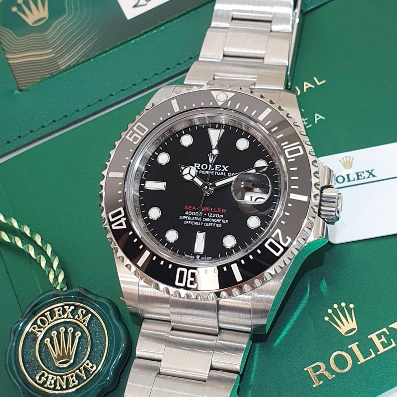 【大眾名錶】ROLEX 勞力士126600 Sea-Dweller 2022/08全配 單紅海使 大眾名錶B1275-8