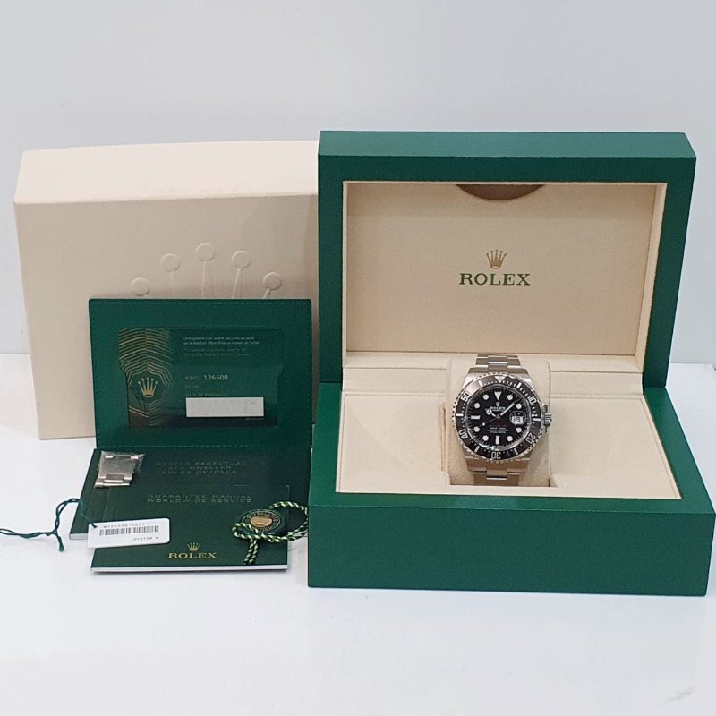 【大眾名錶】ROLEX 勞力士126600 Sea-Dweller 2022/08全配 單紅海使 大眾名錶B1275-9