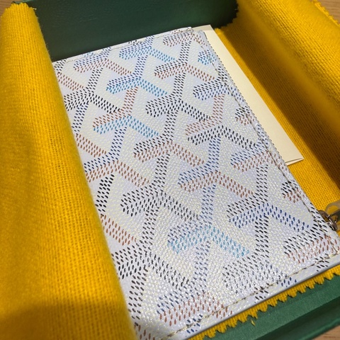 Goyard 限量色冰川藍卡包 卡片夾