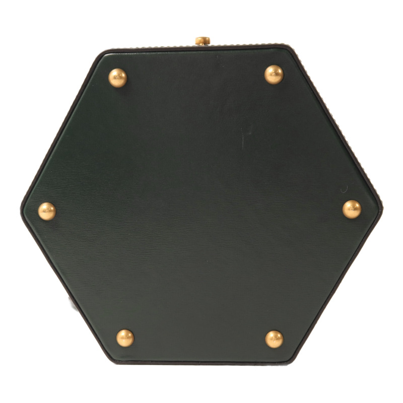 GUCCI 牛皮皮革Mini Geometric Clutch手拿包-3