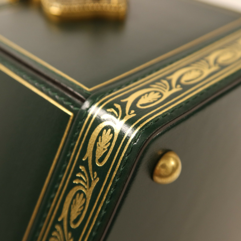 GUCCI 牛皮皮革Mini Geometric Clutch手拿包-12