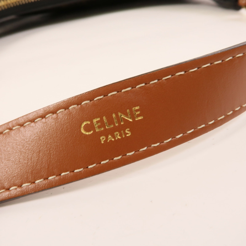 CELINE 塗層帆布Ava肩背袋-6