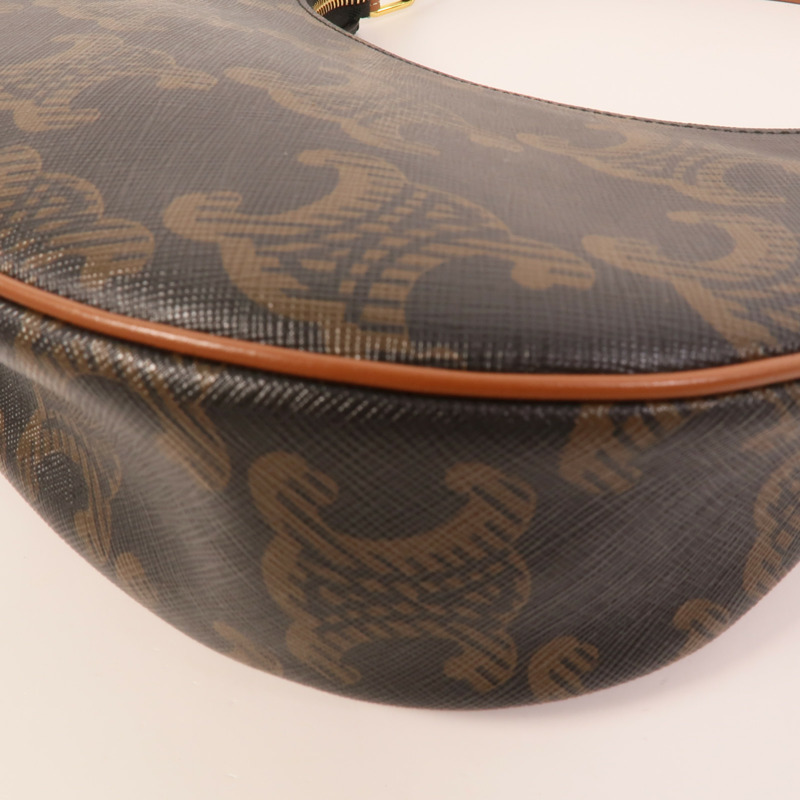 CELINE 塗層帆布Ava肩背袋-10