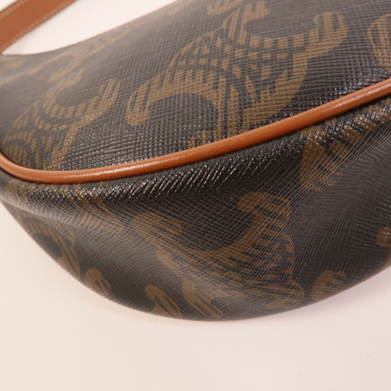 CELINE 塗層帆布Ava肩背袋-12