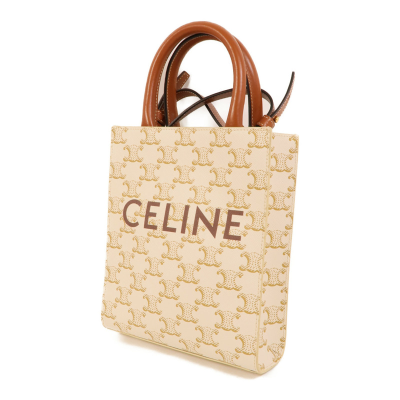 CELINE 塗層帆布Mini Vertical Cabas手挽肩背兩用袋-2