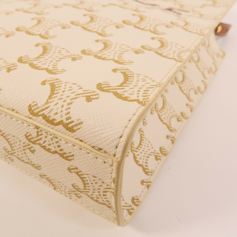 CELINE 塗層帆布Mini Vertical Cabas手挽肩背兩用袋-11