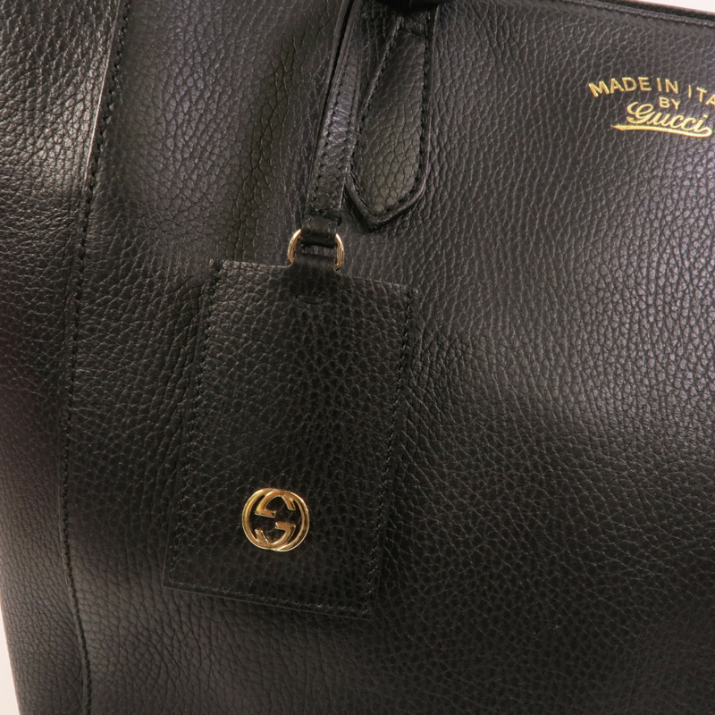 GUCCI 牛皮皮革Tote Bag肩背袋-7