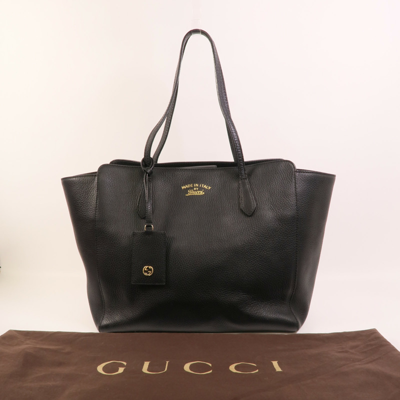 GUCCI 牛皮皮革Tote Bag肩背袋-9