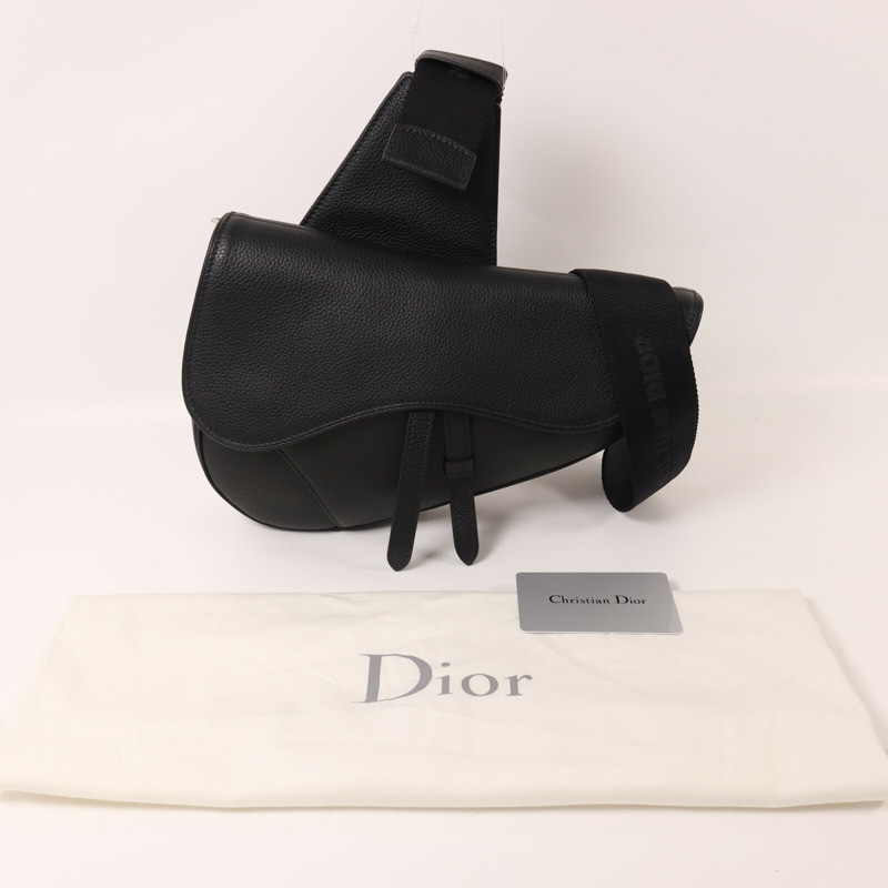 Dior 牛皮皮革Saddle肩背袋-9