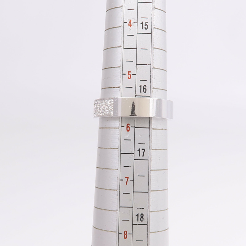 HERMES 18K白金Cadenas Double Ring鑽石戒指-6