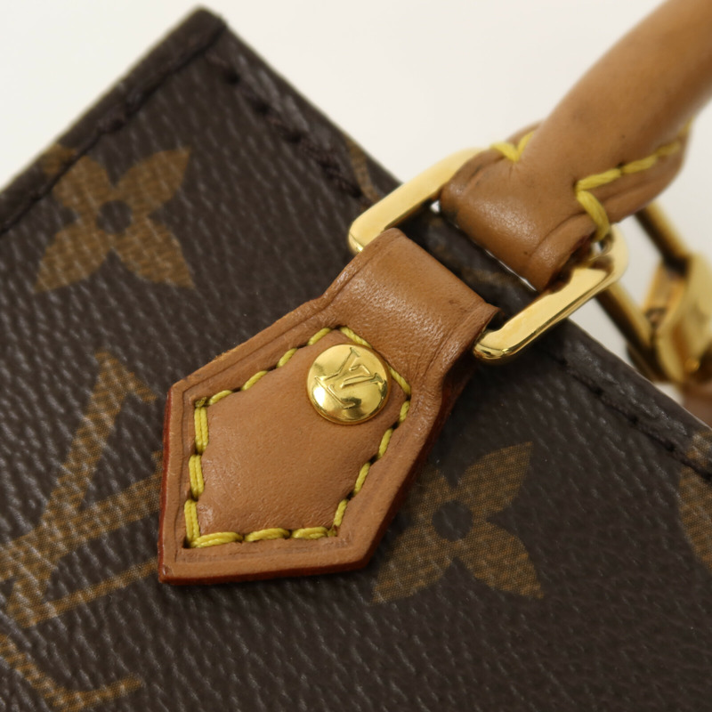 LOUIS VUITTON Monogram Petit Sac Plat手挽肩背兩用袋-8
