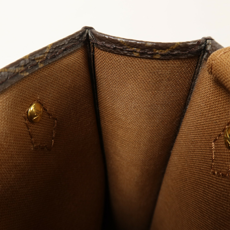 LOUIS VUITTON Monogram Petit Sac Plat手挽肩背兩用袋-13