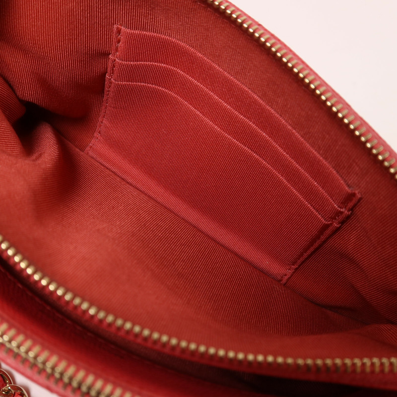 CHANEL 牛皮皮革Chain Shoulder鏈帶肩背袋-4