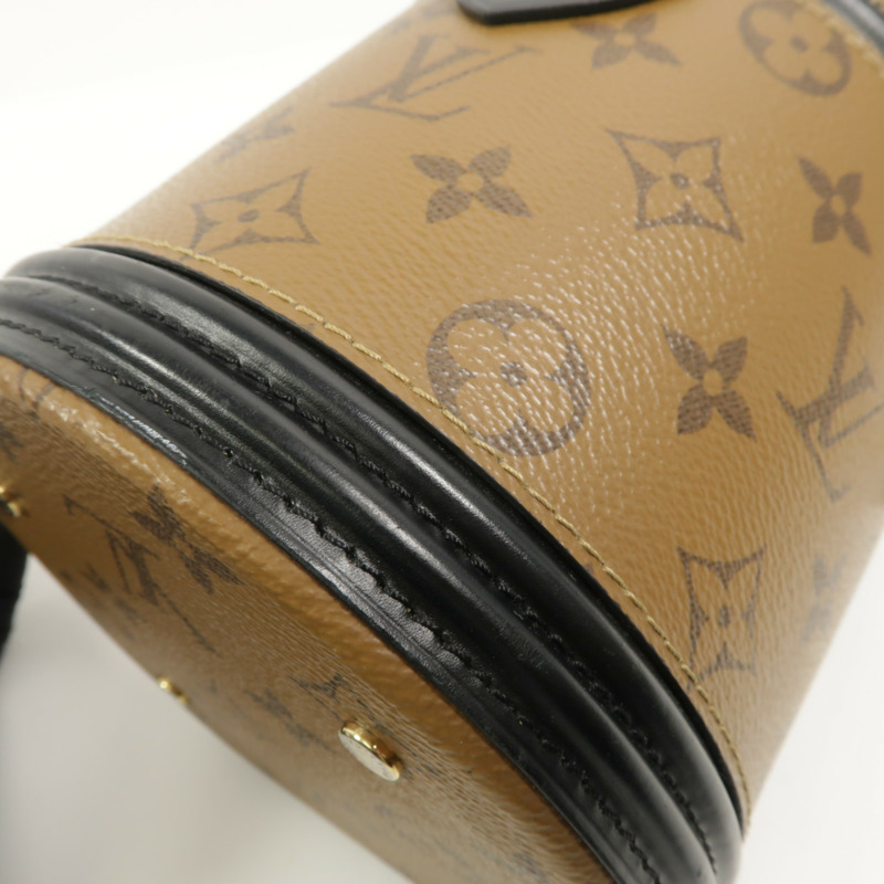 LOUIS VUITTON Monogram Reverse Cannes手挽肩背兩用袋-9