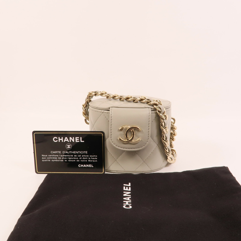 CHANEL 羊皮皮革Vanity Case肩背袋-11
