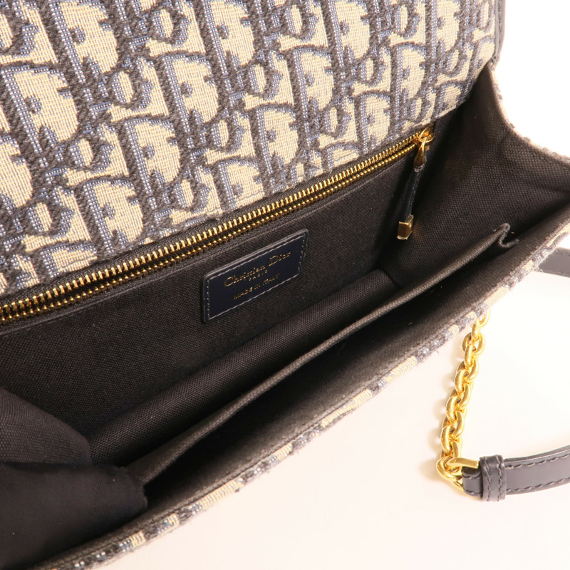 Dior 帆布30 Montaigne鏈帶肩背袋-4