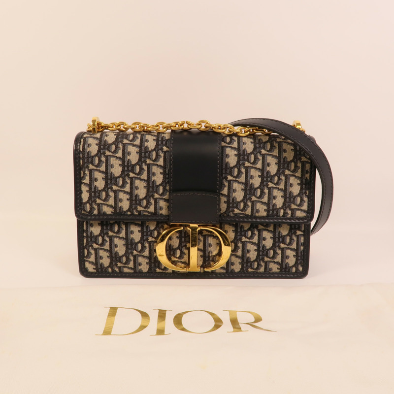 Dior 帆布30 Montaigne鏈帶肩背袋-9