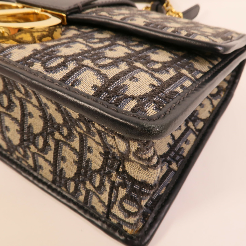 Dior 帆布30 Montaigne鏈帶肩背袋-12