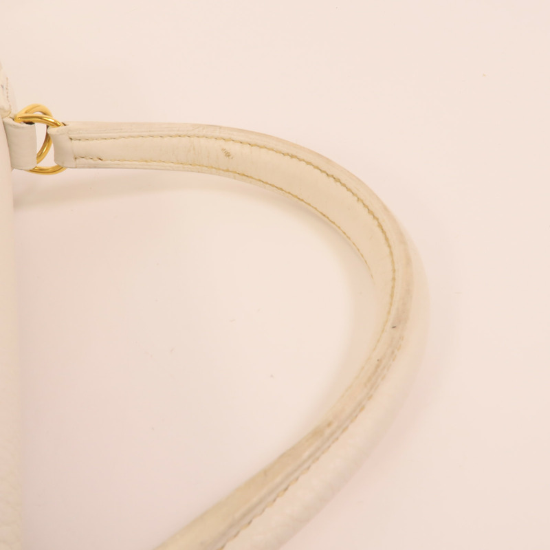 HERMES Clemence皮革Kelly 28手挽肩背兩用袋White-18