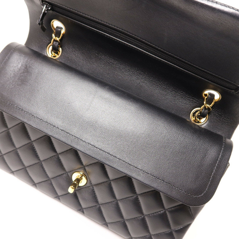 CHANEL 羊皮皮革Classic 25鏈帶肩背袋-4