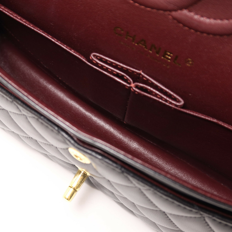 CHANEL 羊皮皮革Classic 25鏈帶肩背袋-5