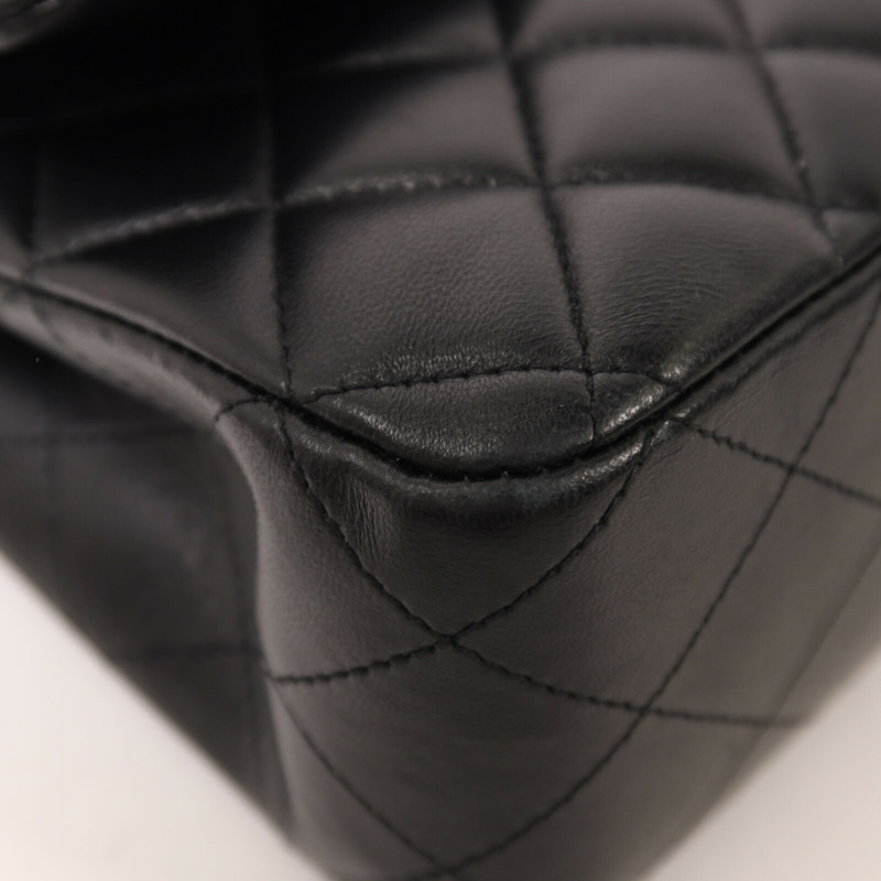 CHANEL 羊皮皮革Classic 25鏈帶肩背袋-12