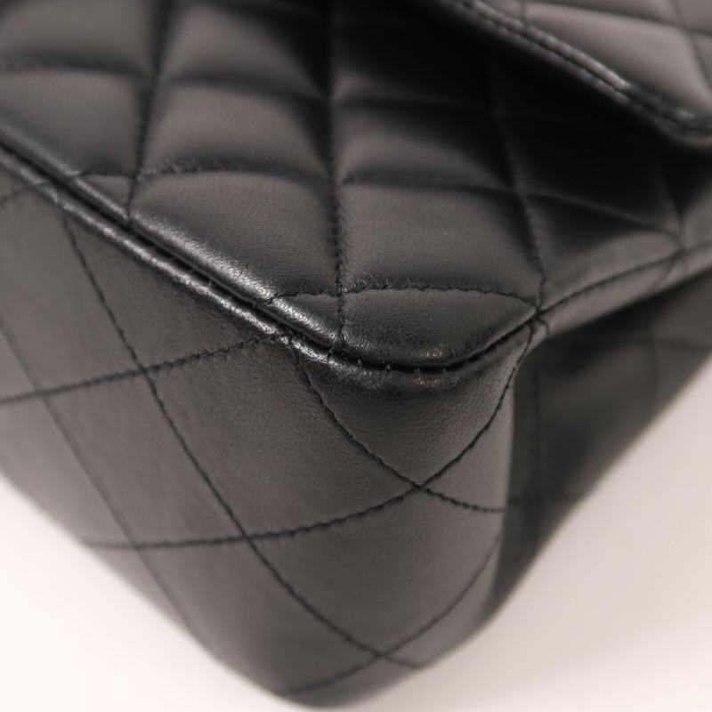 CHANEL 羊皮皮革Classic 25鏈帶肩背袋-13