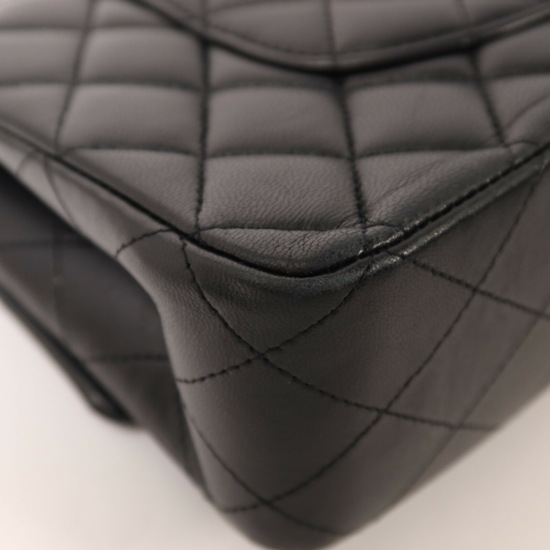 CHANEL 羊皮皮革Classic 25鏈帶肩背袋-14