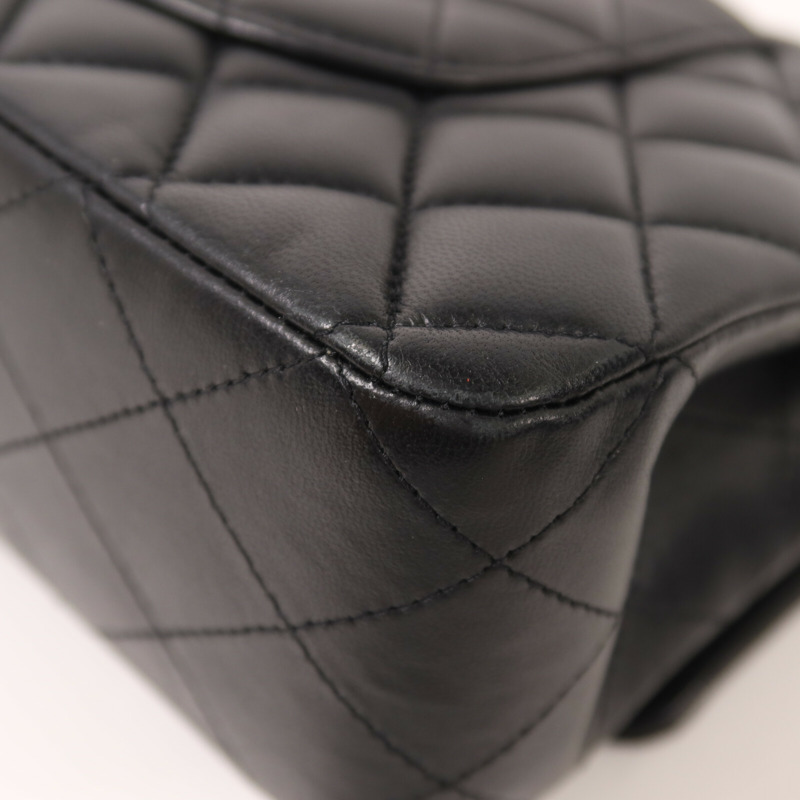 CHANEL 羊皮皮革Classic 25鏈帶肩背袋-15