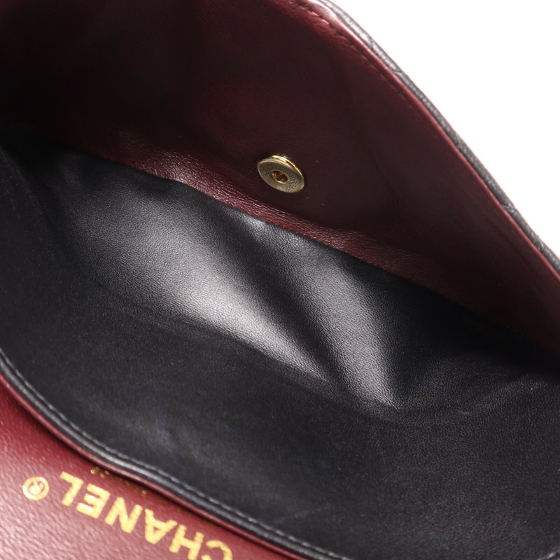 CHANEL 羊皮皮革Classic 25鏈帶肩背袋-17