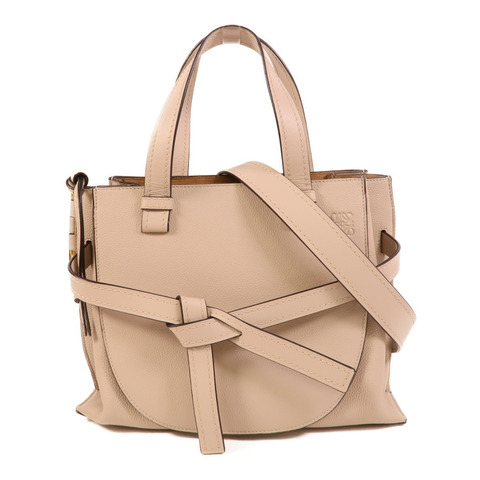LOEWE 牛皮皮革Gate Top Handle手挽肩背兩用袋