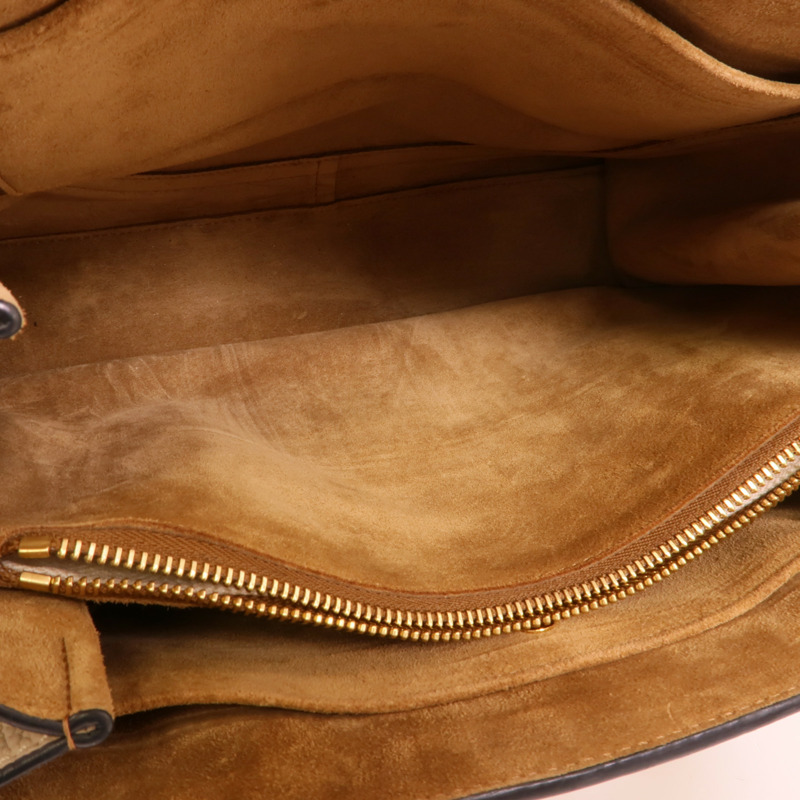 LOEWE 牛皮皮革Gate Top Handle手挽肩背兩用袋-4