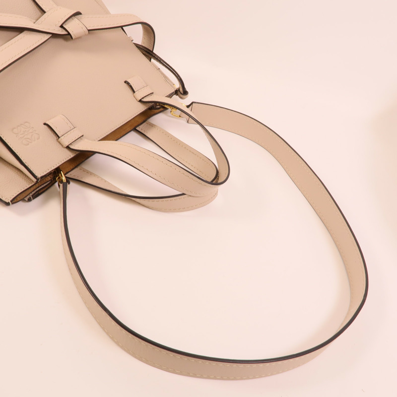 LOEWE 牛皮皮革Gate Top Handle手挽肩背兩用袋-5