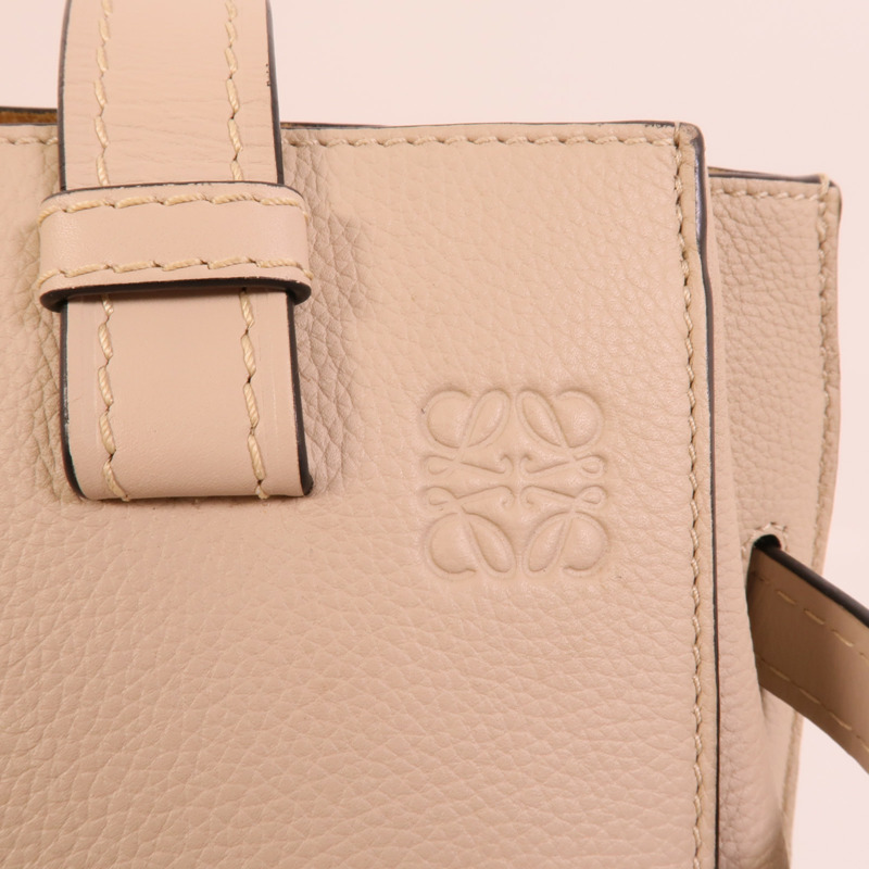 LOEWE 牛皮皮革Gate Top Handle手挽肩背兩用袋-7