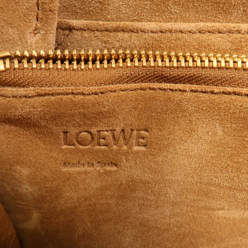 LOEWE 牛皮皮革Gate Top Handle手挽肩背兩用袋-8