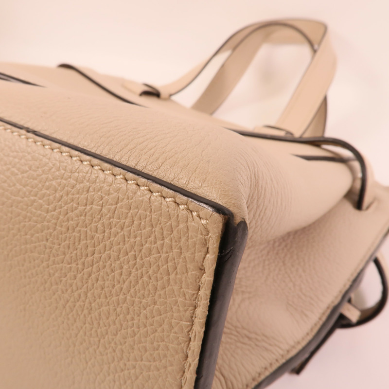 LOEWE 牛皮皮革Gate Top Handle手挽肩背兩用袋-11