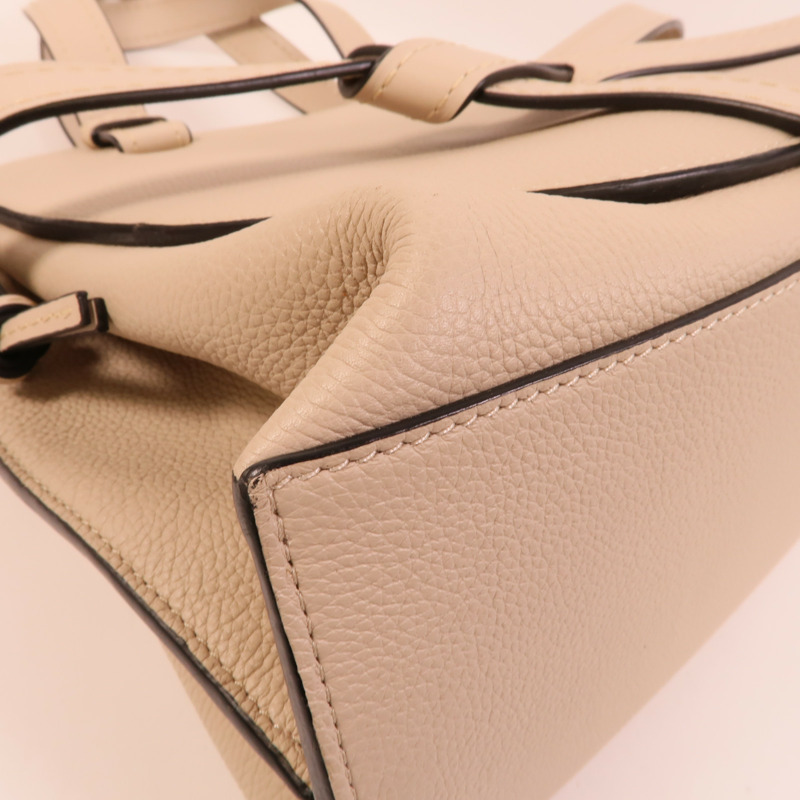 LOEWE 牛皮皮革Gate Top Handle手挽肩背兩用袋-12