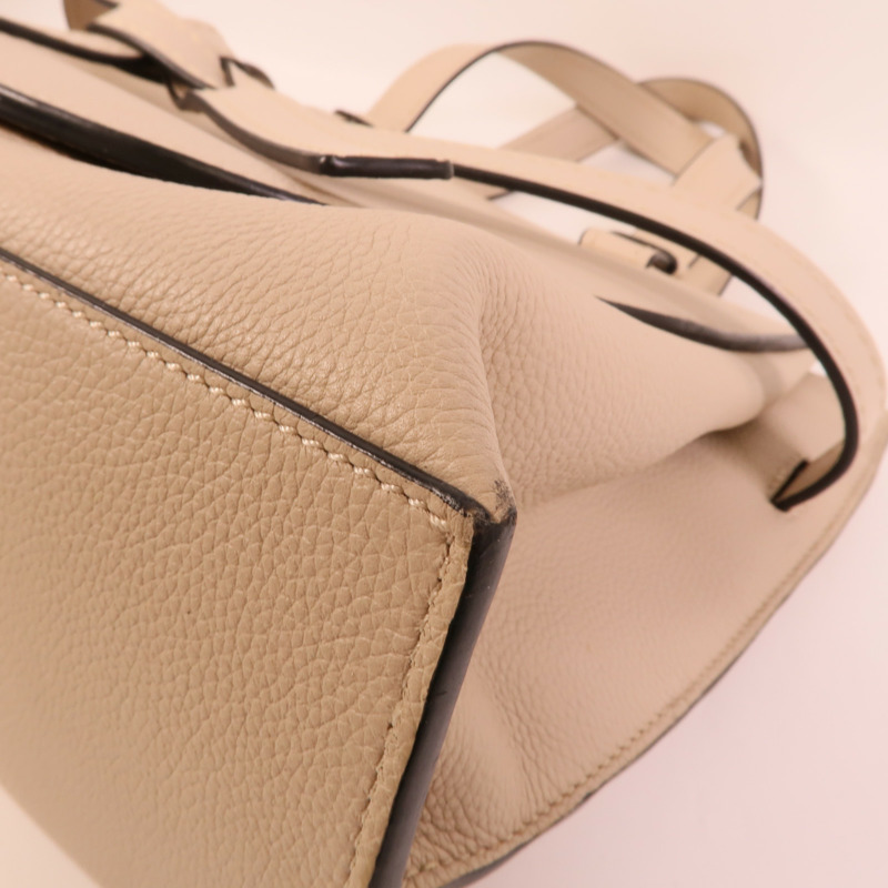 LOEWE 牛皮皮革Gate Top Handle手挽肩背兩用袋-14