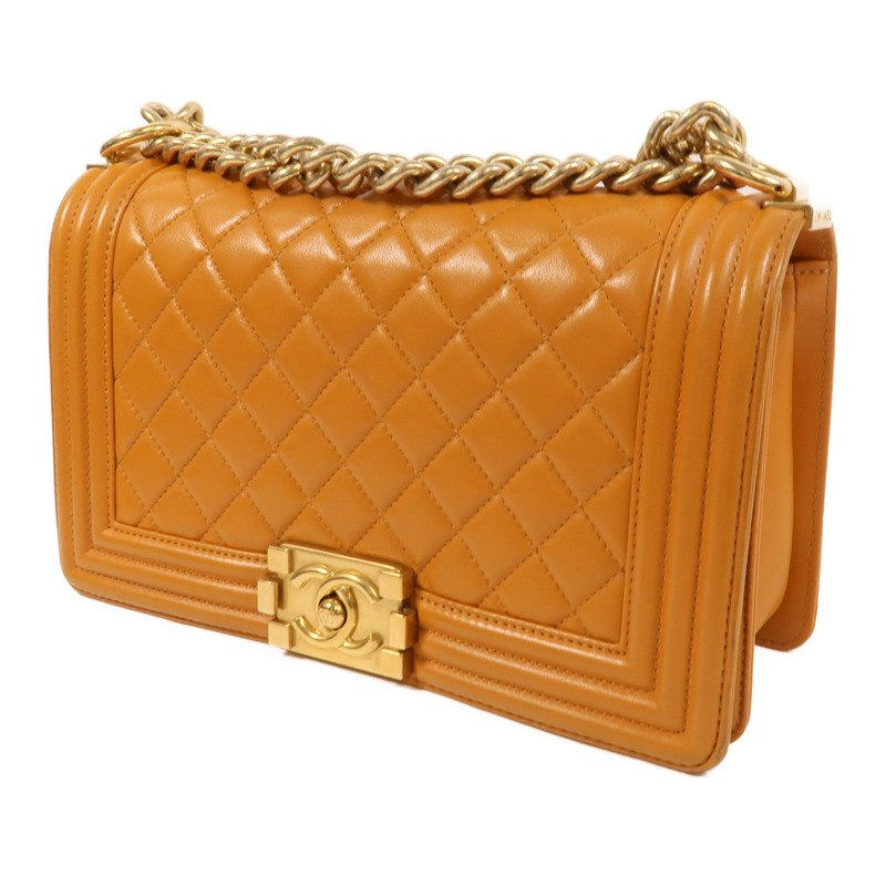 CHANEL 羊皮皮革Boy 25肩背袋-2