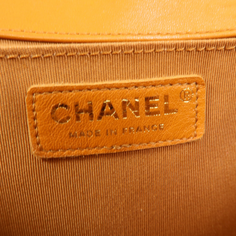 CHANEL 羊皮皮革Boy 25肩背袋-7